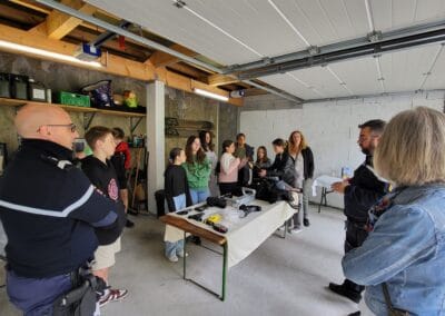 Rencontre avec la gendarmerie 2024 CMJ Saint Félix