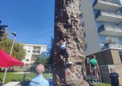 Rencontre avec la gendarmerie 2024 CMJ Saint Félix