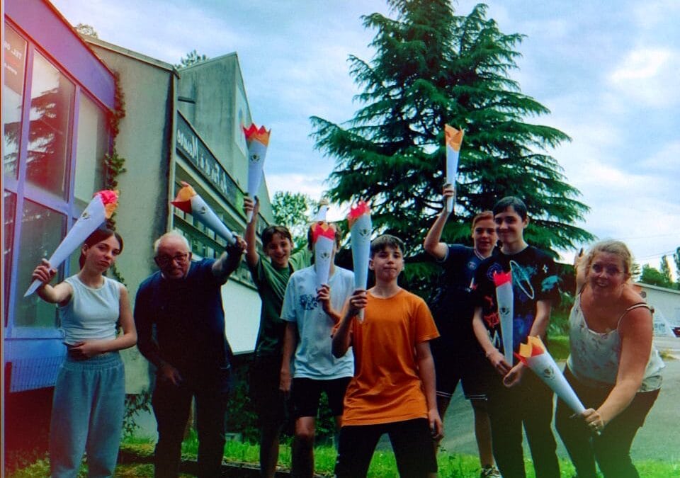 La flamme olympique passe dans notre commune