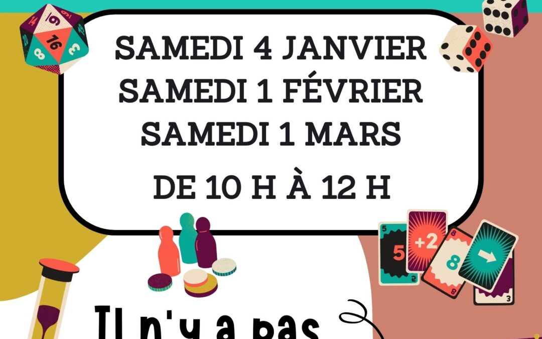 Matinées jeux de société